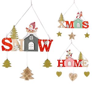 Στολίδι Ξύλινη Παράσταση Xmas 22x13cm Xmasfest 1133968 - Image 1