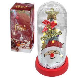 Γυάλα με Φως, Δέντρο, Άγιο 22x11cm Xmasfest 1133972