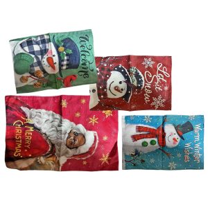 Σουπλά Υφασμάτινο με Χιονάνθρωπο 45x30cm Xmasfest 1133978 (4ΤΜΧ) - Image 1