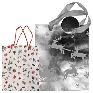 Τσάντα Δώρου Χριστουγέννων 23cm 23x18x10cm Xmasfest 1133994 (12ΤΜΧ) - Image 1