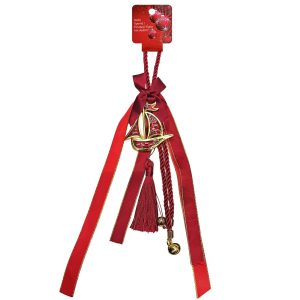 Γούρι Καραβάκι με Πανιά 30cm Xmasfest 1134010 (12ΤΜΧ)