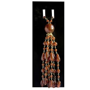 Γυάλινη Φούντα Κρεμαστή  Xmasfest 113450 - Image 2