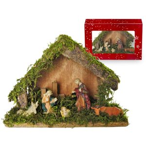 Φάτνη Ξύλινη Μεσαία 22x15cm Xmasfest 113517 - Image 1