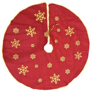 Ποδιά Δέντρου Σχέδια Χρυσόσκονης ø90cm Xmasfest 113627