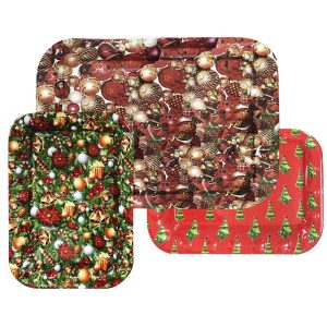 Δισκάκι Χριστουγέννων Ορθογώνιο 33x23,5cm Xmasfest 113699 - Image 1