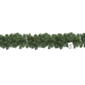 Γιρλάντα Πράσινη Σκληρή Απλή ø:20cm Y:2,7m Xmasfest 113768 - Image 1