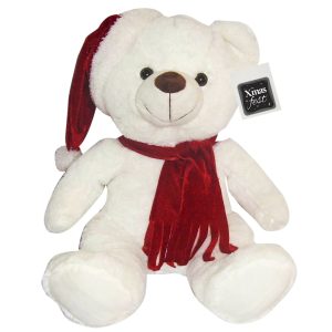 Αρκουδάκι Xmas με Κασκόλ 30cm Xmasfest 113868