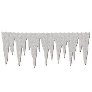 Σταλακτίτες Χιόνι Παραθύρου Πάχνη 60x27cm Xmasfest 1131332 (2ΤΜΧ)