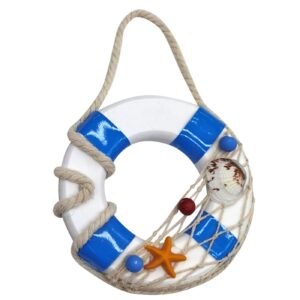 Σωσίβιο Ξύλινο Κρεμαστό με Σκοινί 12cm Homie 322035 (6ΤΜΧ)