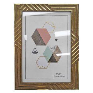 Κορνίζα Πλαστική Τύπου Ξύλο Σκούρο 10x15cm Homie 322063