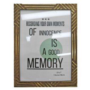 Κορνίζα Πλαστική Τύπου Ξύλο Σκούρο 13x18cm Homie 322064