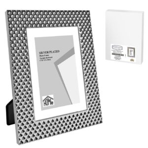 Κορνίζα Επάργυρη Καρό Πλέξη 15x20cm Homie 322072 - Image 1