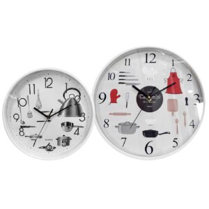 Ρολόι Τοίχου για Κουζίνα ø29cm Homie 322095 - Image 1