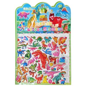 Στίκερ 3d Δεινόσαυροι Καρτέλα Μεγάλη Καρ=33x23cm JustNote 381976 (12ΤΜΧ)