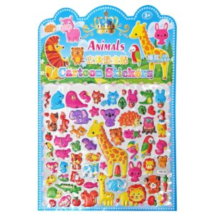 Στίκερ 3d Ζωάκια Καρτέλα Μεγάλη Καρ=33x23cm JustNote 381977 (12ΤΜΧ)