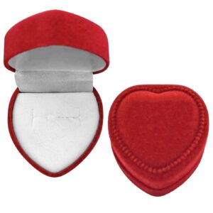 Κουτί Καρδιά για Δαχτυλίδι 4,5x4x3cm JustNote 39395 (24ΤΜΧ)