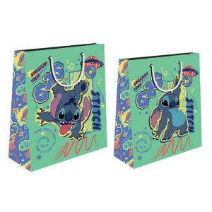 Τσάντα Δώρου Χάρτινη Lilo & Stitch (23cm) 23x18x11cm Stitch 000564060 (12ΤΜΧ)