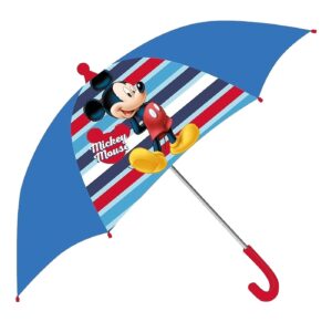 Ομπρέλα Mickey Μπλε-Γραμμές H60cm ø70cm Disney WD21486
