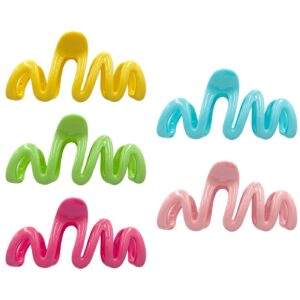 Κλάμερ Κυμματιστό Μονόχρωμο 11cm 4teen4ty 401367 (12ΤΜΧ)