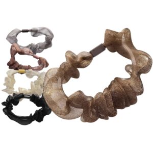 Σούρα Μαλλιών Λεπτή Σατέν Scrunchies ø10cm 4teen4ty 401374 (12ΤΜΧ)