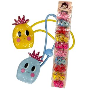 Λαστιχάκια Μαλλιών Σχέδιο Ανανάς Σετ=2τεμ.  4teen4ty 401409 (10ΤΜΧ)