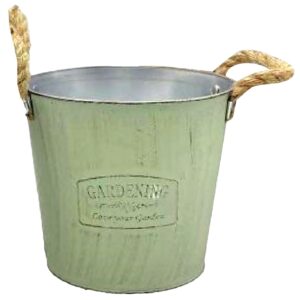 Γλαστράκι-Κασπώ Μεταλλικό Gardening ø16x14cm Homie 423089 - Image 3
