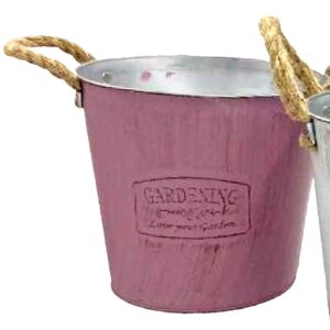 Γλαστράκι-Κασπώ Μεταλλικό Gardening ø16x14cm Homie 423089 - Image 4