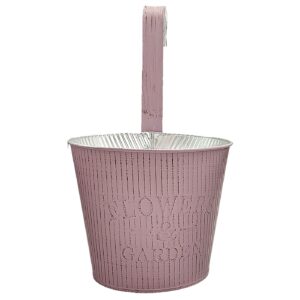 Γλαστράκι-Κασπώ Κρεμαστό Μεταλλικό Flowers & Garden Ø16x14xcm Homie 423090 - Image 3