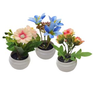 Γλαστράκι Στρογγυλεμένο με Λουλούδια 14x6cm Homie 423105 (45ΤΜΧ)