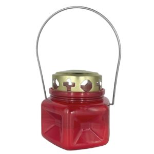 Φαναράκι με Κερί για το Άγιο φως 9x8,5cm Homie 57485 - Image 1