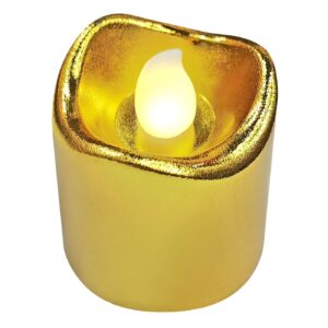 Ρεσώ Μπαταρίας Χρυσό Μεταλλιζέ 4,5x4cm Homie 57487 (24ΤΜΧ)