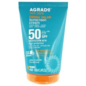 Αντηλιακή Κρέμα Προσώπου Αδιάβροχη Agrado Spf50 100ml Agrado 8332 (12ΤΜΧ) - Image 1