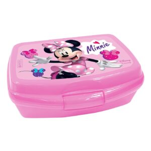 Δοχείο Φαγητού Πλαστικό Minnie 16,5x12,5x6cm  600ml Disney 4401-2-7725 - Image 1