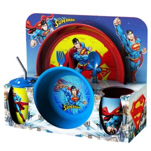 Σετ Φαγητού Superman 6τεμ 30x28x11,5cm Warner Bros TW-B-001 - Image 1