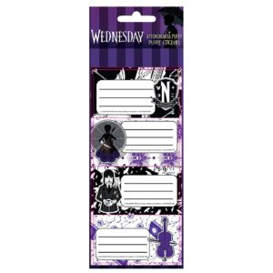 Ετικέτες Wednesday  σετ=5 Φύλλα 20 Ετικέτες  Wednesday 000503686 (10ΤΜΧ)