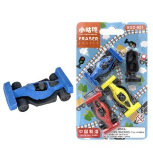 Γόμες 3d Φόρμουλες 4τεμ ~4,5cm JustNote 703389 (24ΤΜΧ) - Image 2