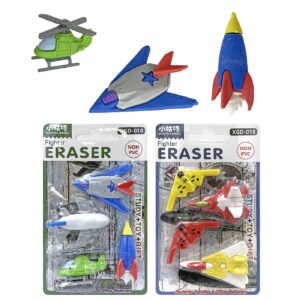 Γόμες 3d Ιπτάμενα 4τεμ ~4cm JustNote 703393 (24ΤΜΧ)