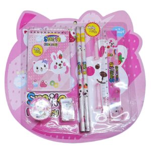 Σχολικό σετ=8τεμ Αρκούδες και Γάτες 23x23cm JustNote 703456 - Image 3