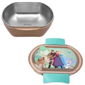 Δοχείο Φαγητού Stainless Steel & Πλαστικό pp 680ml Frozen 16,5x6,5x15cm 680ml Gim 551-43267 - Image 1