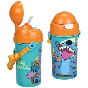 Παγούρι Πλαστικό pp 500ml Lilo & Stitch 19x8cm 500ml Gim 552-03209 - Image 1