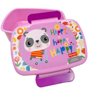 Δοχείο Φαγητού Πλαστικό pp 900ml  Panda Fisher Price 17,5x7x13cm  900ml Gim 571-68265 - Image 1