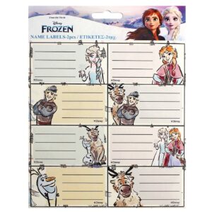 Ετικέτες Frozen  σετ=2φύλλα 16 Ετικέτες 15x20cm Gim 771-80846 (20ΤΜΧ)