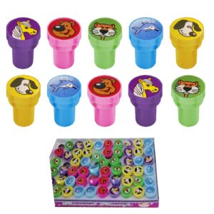 Σφραγίδα Σχέδια Ζωάκια 3,5x2,5cm JustNote 703552 (60ΤΜΧ) - Image 1