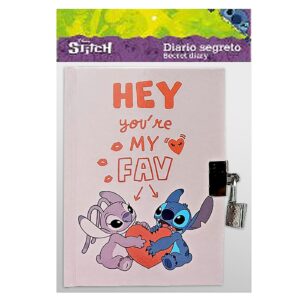 Diary με Λουκέτο Stitch 10x15cm Stitch 8032780952905 - Image 1