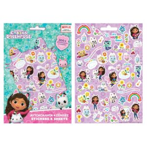 Μπλοκ με 300 Αυτοκόλλητα Gabbys 21,5x14,5cm Gabbys Dollhouse 000574073 (6ΤΜΧ) - Image 1