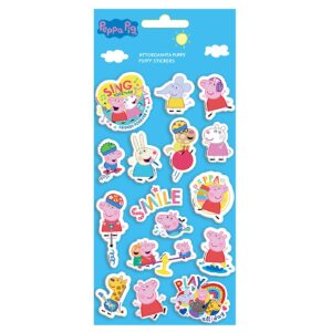 Αυτοκόλλητα Peppa pig 22x10cm Peppa 000482764 (12ΤΜΧ)