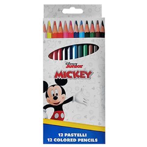 Ξυλομπογιές σετ=12 Χρώματα Mickey  Disney - Image 1