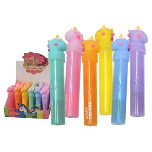 Μαρκαδόρος Υπογραμμίσεως Μονόκερος 6 Χρώματα 11cm JustNote 80876 (36ΤΜΧ)