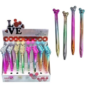 Στυλό Μπάλα με Ποντίκι  Κεφάλι 15cm JustNote 80879 (48ΤΜΧ)