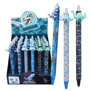 Μαγικό Στυλό Κουμπί με Γόμα Δεινόσαυροι 14,5cm JustNote 80889 (36ΤΜΧ)